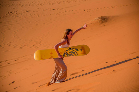 Marrakech: 3-Day Merzouga Desert Tour Camel & Sandboarding Deluxe Camp Tent (Recommended)