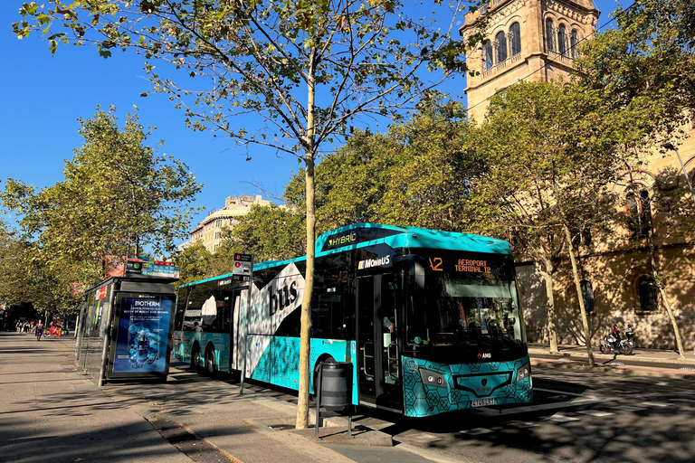 Barcelona: Aerobús Airport Transfer to City Center Round Trip Ticket