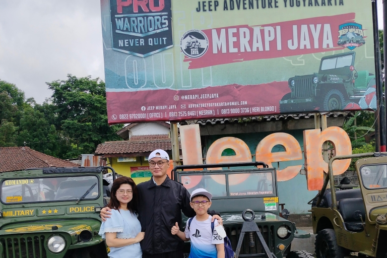 Lava-Tour nur auf dem Berg Merapi.