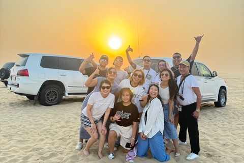 Desert Safari Qatar Camel Sandbording sunrise/sunset tour