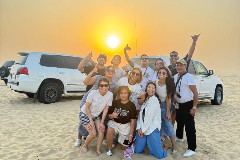 Desert Safari Qatar Camel Sandbording sunrise/sunset tour