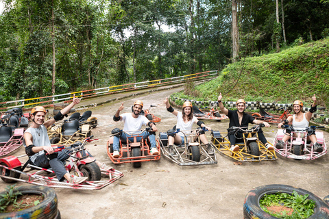 Chiang Mai Jungle Zipline, Luge & Giant Swing Adventure Option A: Skyline Zipline + Giant Swing