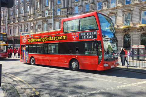 Belfast: tour en autobús turístico con paradas libres en Belfast