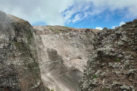 Rome: Vesuvius, Pompeii or Herculaneum by High-speed Train Pompeii Spanish Guided Tour & Vesuvio Entry ticket