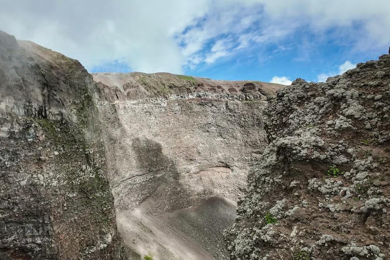 Rome: Vesuvius, Pompeii or Herculaneum by High-speed Train Pompeii Spanish Guided Tour & Vesuvio Entry ticket