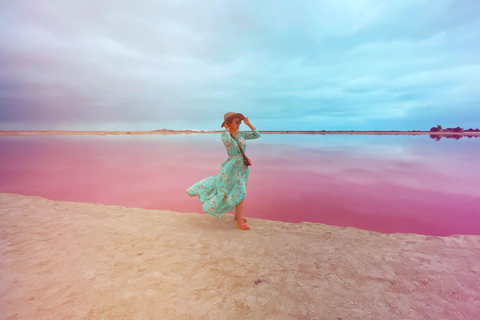 Från Cancun: Dagsutflykt till Rio Lagartos och Las Coloradas