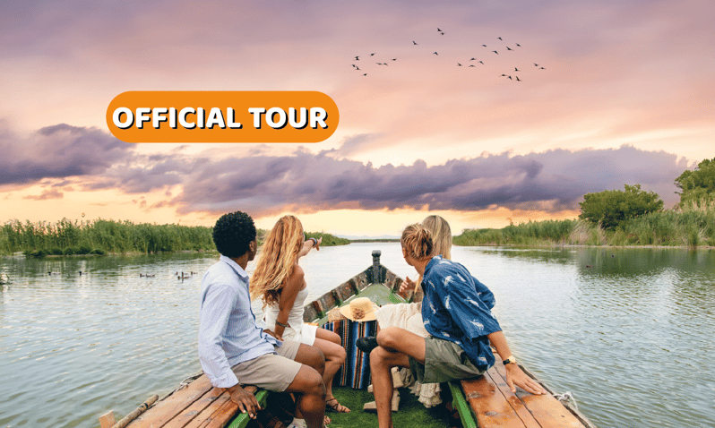 Desde Valencia: tour en barco ecológico por el Parque Natural de la Albufera y puesta de sol.