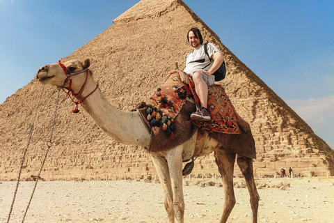 Pirámides de Guiza, Saqqara y Menfis: tour privado, almuerzo