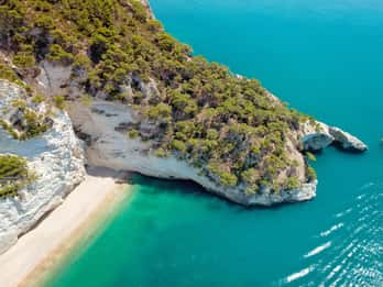 Tour entlang der Küste des Gargano und der Meereshöhlen