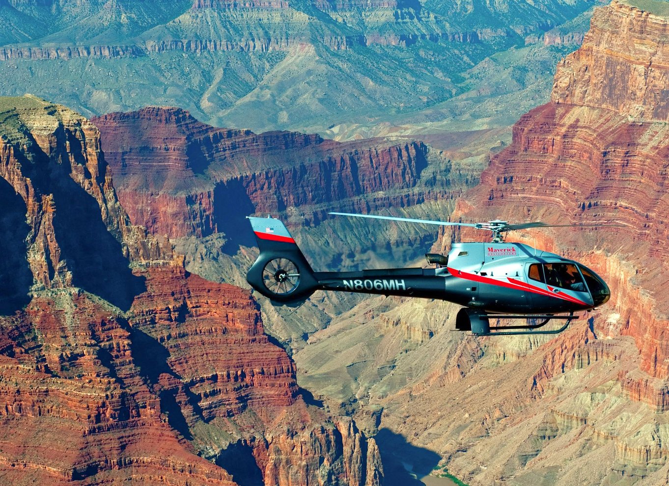 Grand Canyon National Park: Naturskøn helikoptertur til den sydlige kant