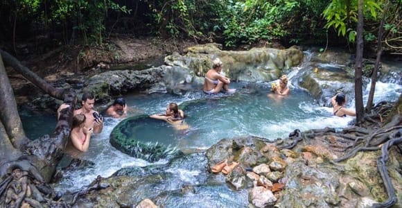 Krabi: Hot Springs, Emerald Pool and Tiger Cave Temple Tour