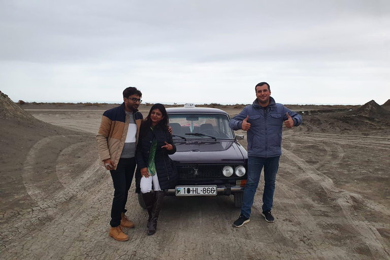 Gobustan, Mud Volcano, Burning Land and Fire Temple Tour