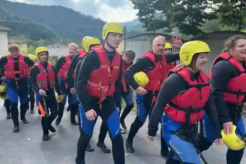 Тоскана: группа рафтинга для школ и скаутов