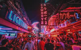 Bangkok night crawl: Rooftops, Soi Cowboy, Bar, Club & GoGo