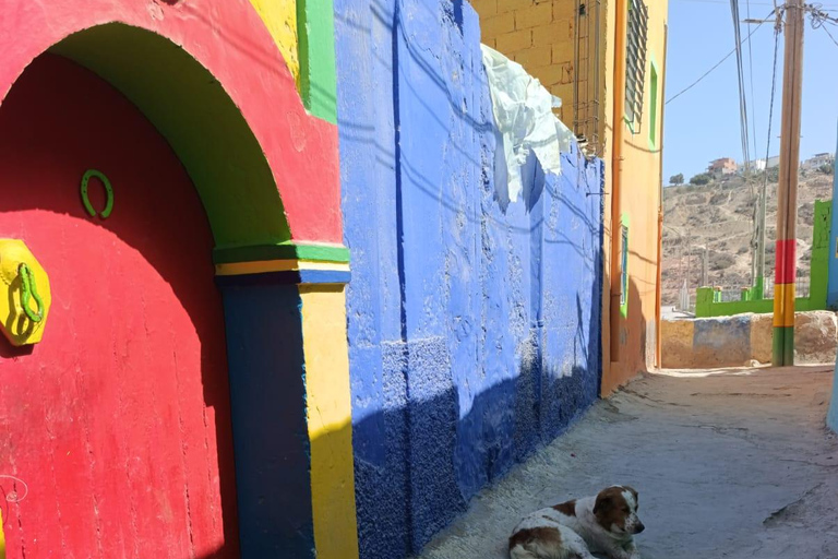 Agadir: Taghazout, Aghroud Village & Timlalin Desert Tour