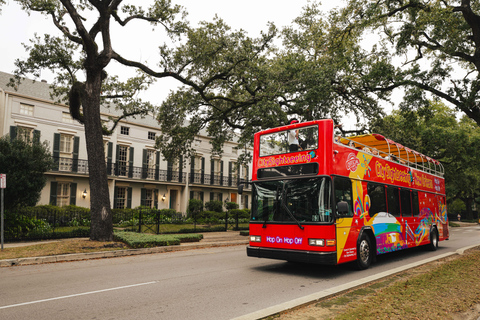 Nova Orleans: 2 e 3 dias de ônibus hop-on hop-off com tour de ônibus hop-on hop-off e excursão a péBilhete de 3 dias