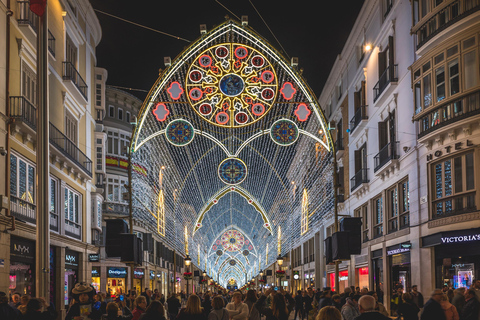 Vervoer naar de kerstverlichting in Malaga vanuit Estepona en Marbella