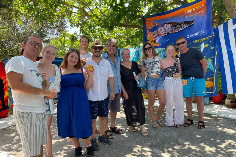 Zakynthos: Shipwreck Viewpoint Land & Glass-Bottom Boat Tour