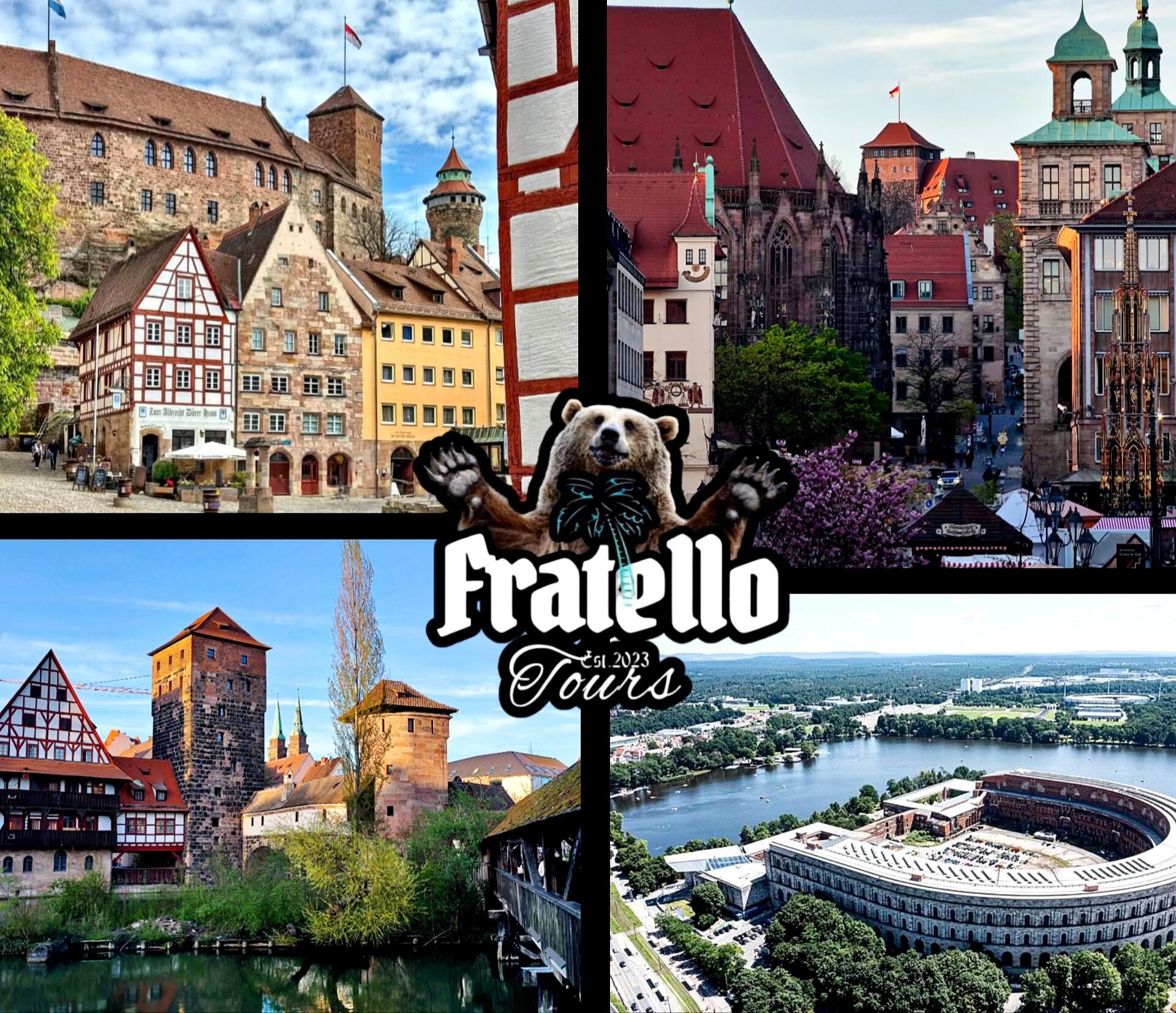 Nürnberg:Komplette Tour! Burg/Altstadt/Weltkriegsgeschichte
