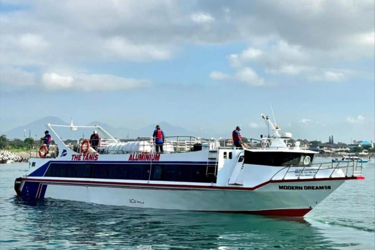 Gili Trawangan: Sanur Fast Boat Transfer with Luggage Lembongan : Gili Trawangan Fast Boat Transfer with Luggage