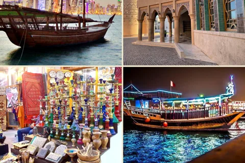 Entdecke Doha: Stadttour & Dhow-Bootsfahrt Abenteuer