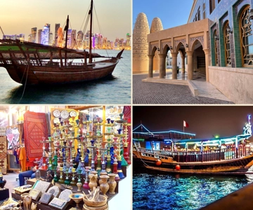 Explore Doha: City Tour & Dhow Boat Cruise Adventure