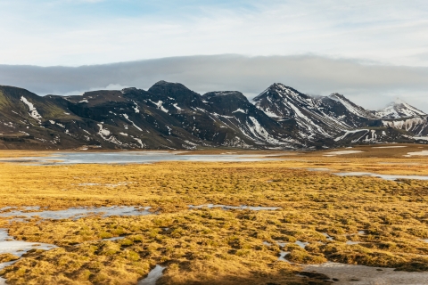 Vanuit Reykjavik: Golden Circle & sneeuwscootertour gletsjerExcursie met ophaalservice bij je hotel