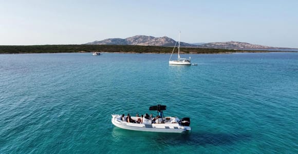 Sardinia: Maxi RIB-Boat Trip with Swimming Stops and a Stop at Prison 41-bis