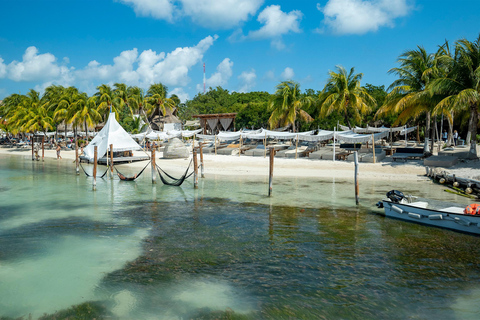 Van Riviera maya; catamaran alleen voor volwassenen naar isla mujeres