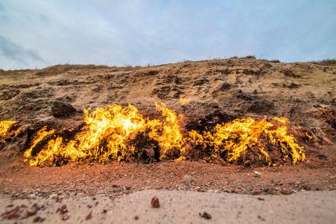 From Baku: Gobustan, Mud Volcanoes, and Fire Temple Tour Group T without pick-up & drop-off