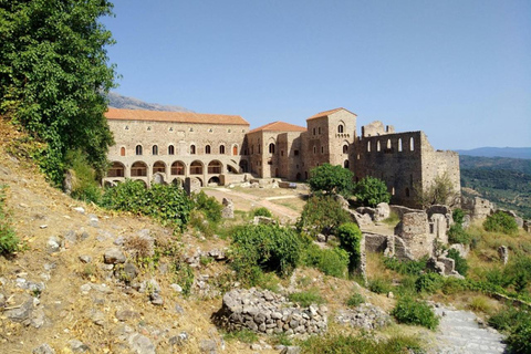 From Kalamata: Mystras and Sparta Day Trip Per/Person Shared Luxury Zero-Emission Electric SUV Transfer