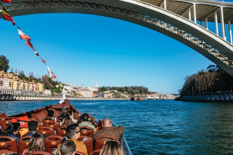 Porto: Bridges Cruise with Optional Wine Cellar Tour 50-Minute Bridges Cruise and Port Wine Cellar Tour