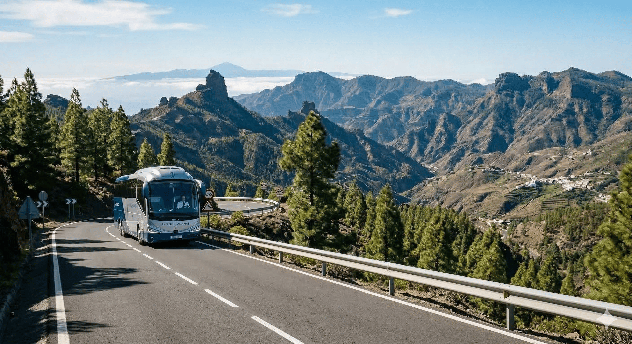 Sightseeing-Tour zum Roque Nublo und zu den Vulkanbergen mit Mittagessen und kanarischer Musik
