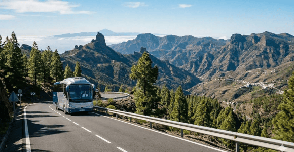 Sightseeing Tour to Roque Nublo and Volcanic Peaks with Lunch and Canarian Music