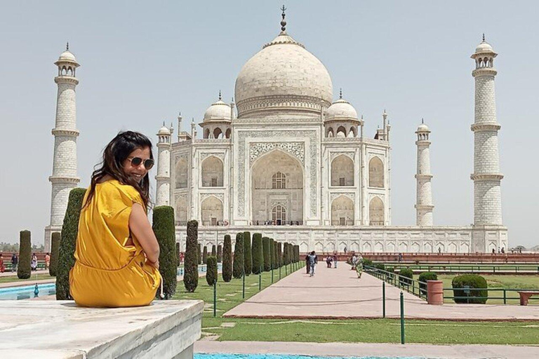 Depuis Delhi : Taj Mahal Agra, excursion d'une journée avec guide et transfert