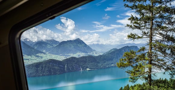 Lucerne: Mt Rigi Day Trip with Cruise, Cable Car, & Train