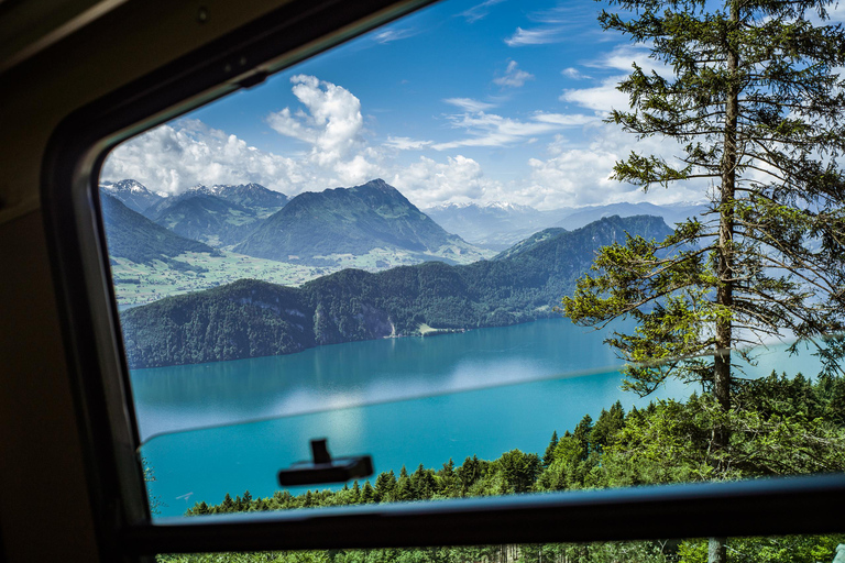 Luzern: Tagestour zum Rigi mit Boot, Seilbahn und ZugLuzern: Tagestour auf den Rigi mit Boot, Seilbahn und Zug