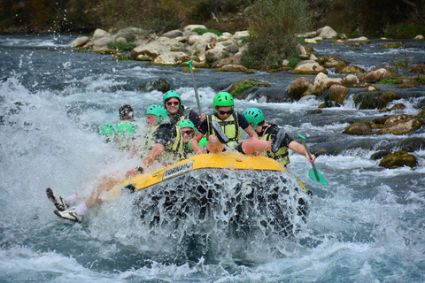 From Alanya: Köprülü Canyon Rafting, Jeep Safari, & Zipline Rafting Adventure (Meeting Point)