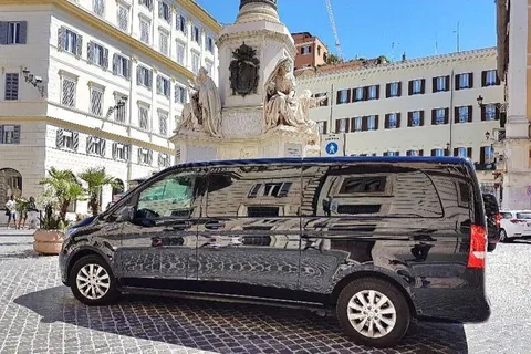 Roma: Tour por lo más destacado de la ciudad en furgoneta con servicio de recogida del hotel