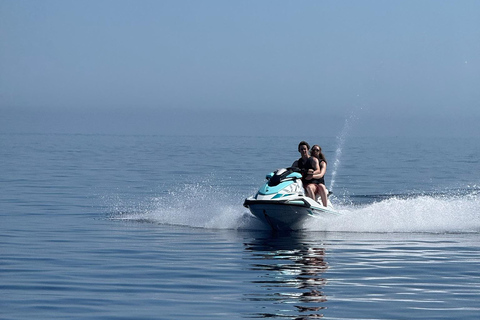 Ibiza: Jet Ski Tour to Portitxol from San Antonio No license