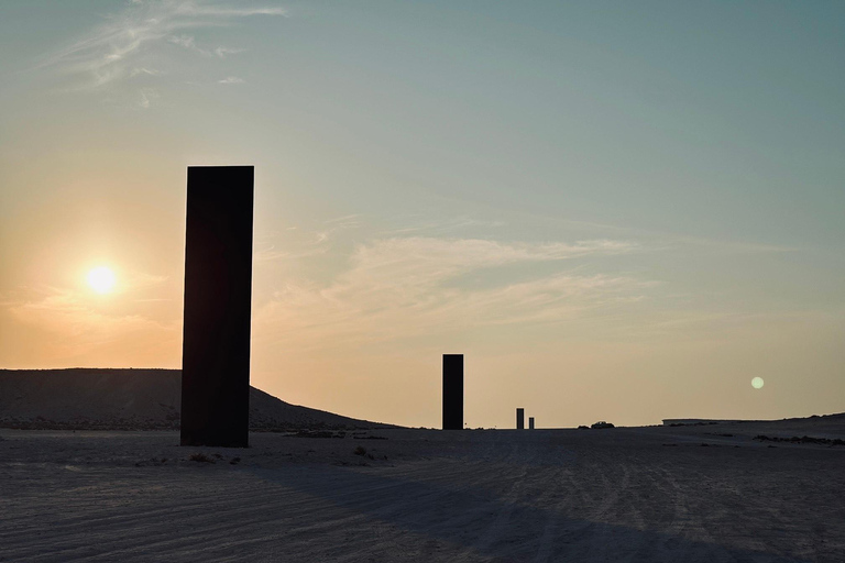 Doha: West Qatar Art, Rock Formations, and Camel Racing