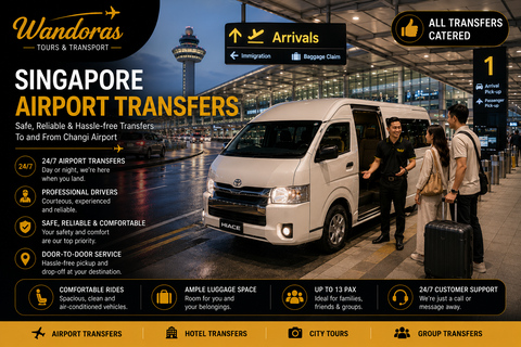 Luxurious Airport/Cruise Transfers Singapore Airprort Transfer ( One Way )