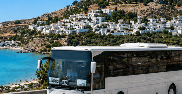 Rhodes: Lindos Bus Tour with Free Time to Explore