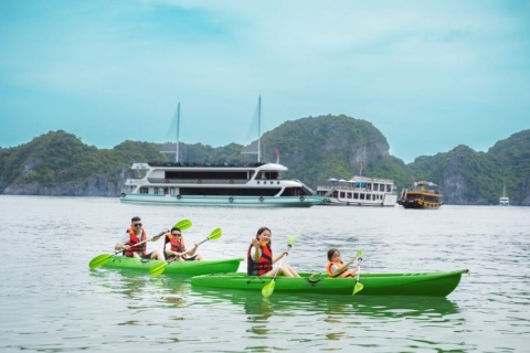 Hanoi : 02 jours de croisière de luxe 5 étoiles à Ninh Binh et dans la baie d'HaLongActivités à Ninh Binh et croisière de luxe dans la baie d'Halong
