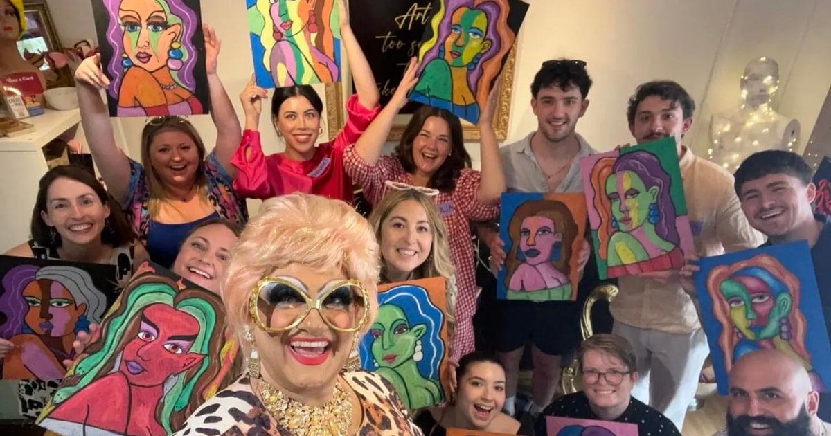 Sydney: Draw and Sip with a Drag Queen Workshop | GetYourGuide