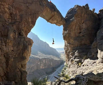 Nizwa: Abseiling and Rope Swing Adventure