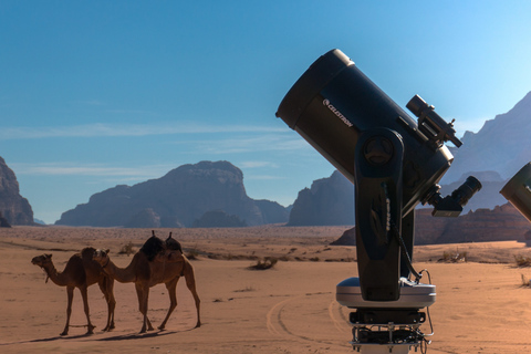 Wadi Rum: Sunset Jeep Tour with Rumsky Stargazing Activity