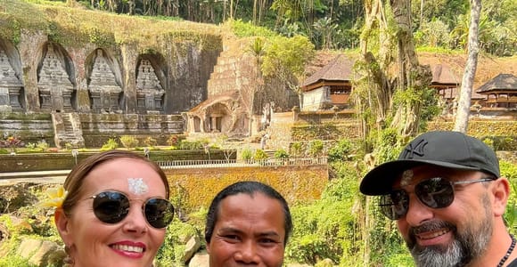 Ubud Bali: One day trip with a French-speaking live guide