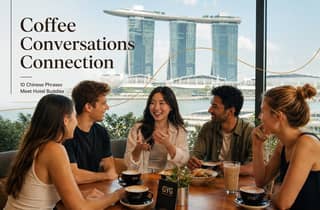 Marina Bay Sands: Kaffeekränzchen mit Einheimischen (Chinesisch lernen)