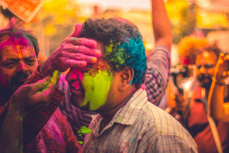Holi Celebration Day Trip to Mathura & Vrindavan with Guide